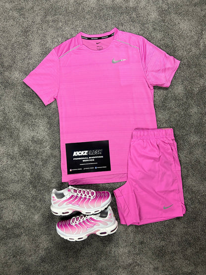 Nike Miler Hyper Pink Mens set